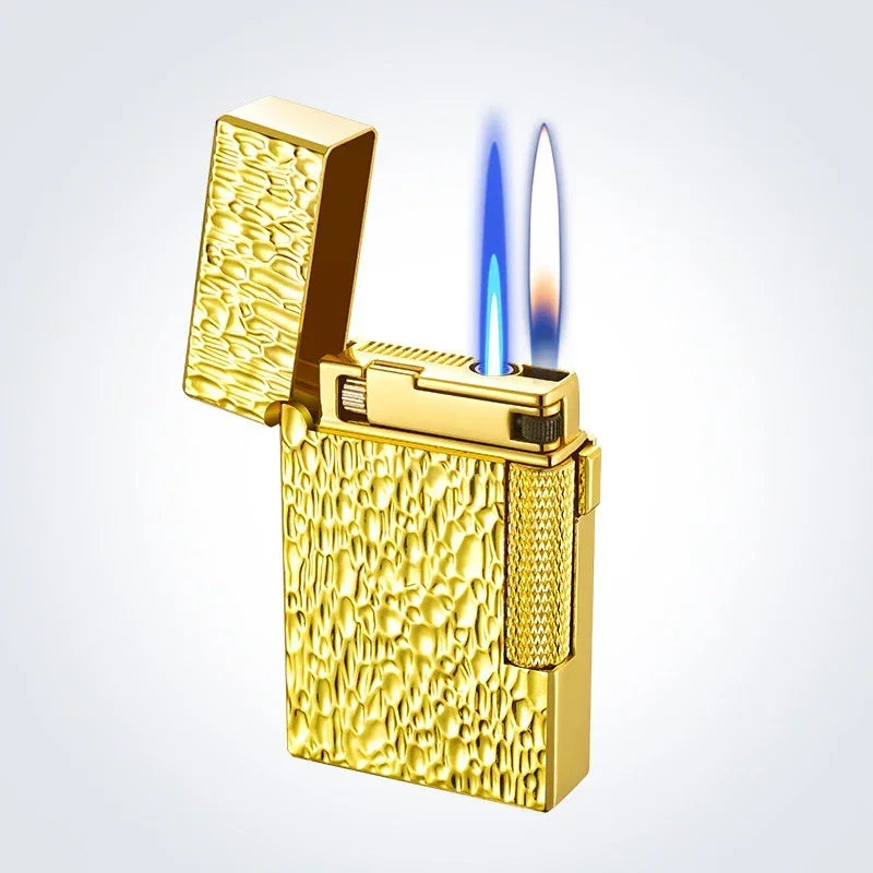 Metal Windproof Jet Torch Lighter – Dual Flame Butane Cigar Lighter