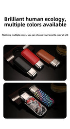 HONEST 2024 Leather Cigar Case & Tube Set | Travel Holder for 2 Cigars