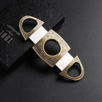 Luxury Retro Cigar Cutter | Stainless Steel Guillotine Scissors with Gift Box