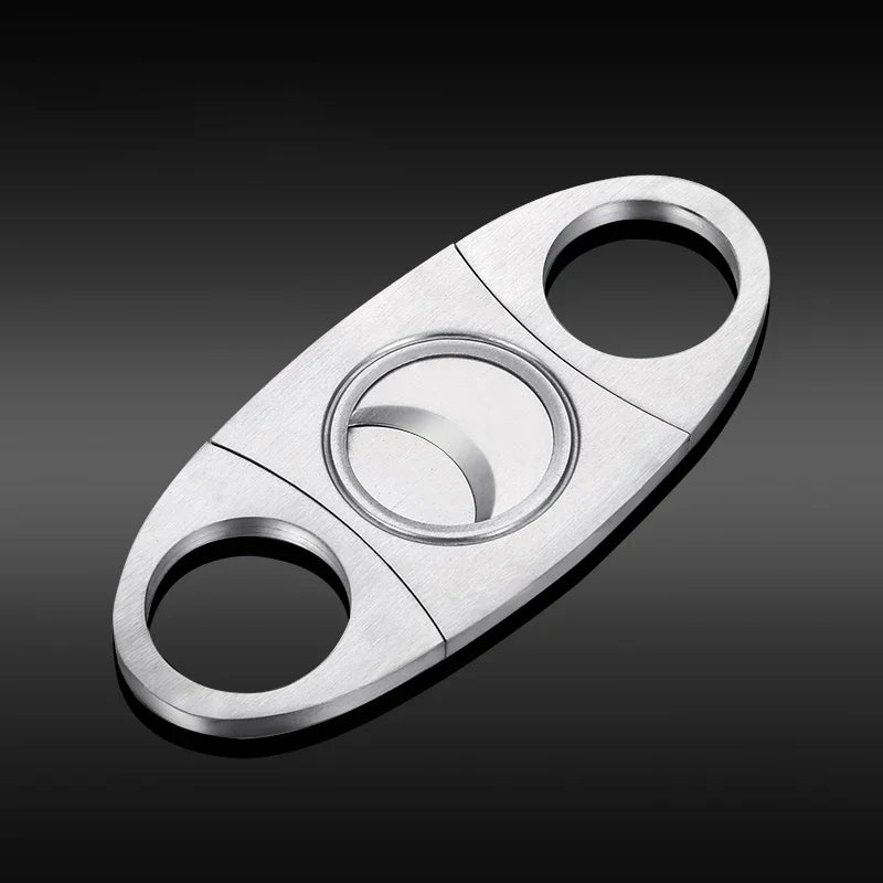 Classic Stainless Steel Guillotine Cigar Cutter Accessory