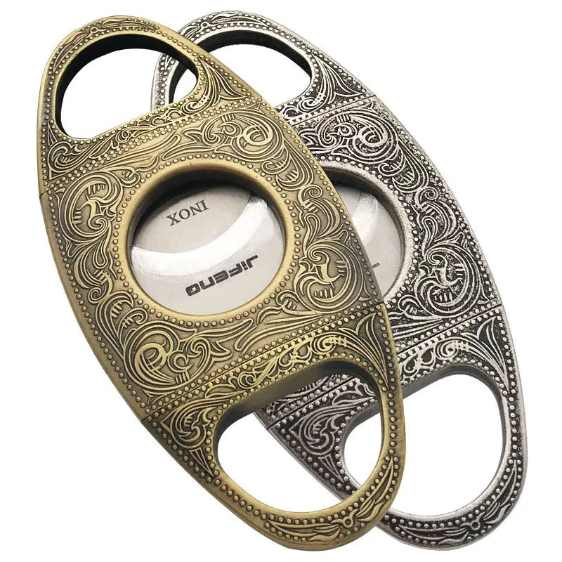 Luxury Retro Cigar Cutter | Stainless Steel Guillotine Scissors with Gift Box