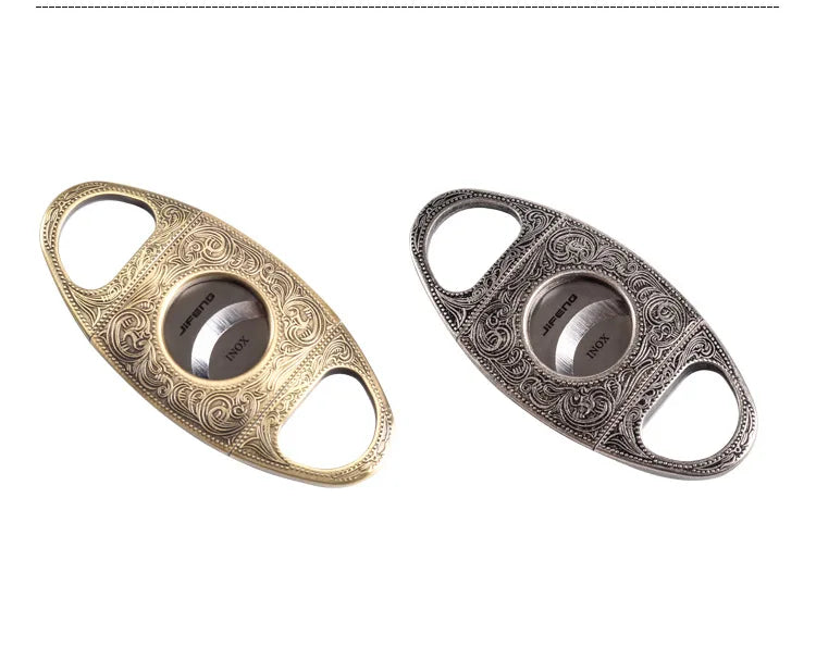 Luxury Retro Cigar Cutter | Stainless Steel Guillotine Scissors with Gift Box
