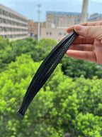 Men’s Leather & Stainless Steel Braided Bracelet