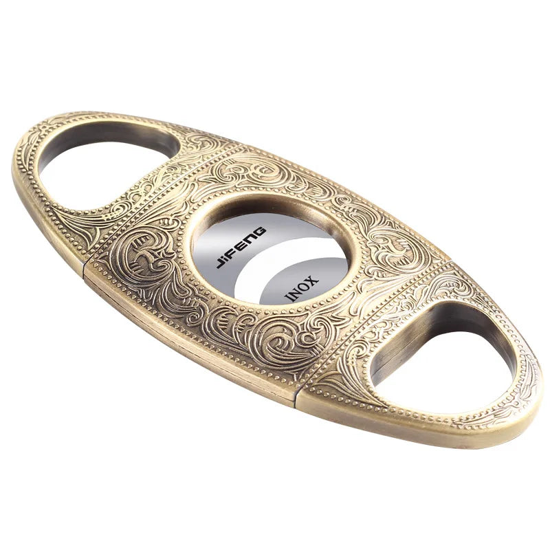 Luxury Retro Cigar Cutter | Stainless Steel Guillotine Scissors with Gift Box