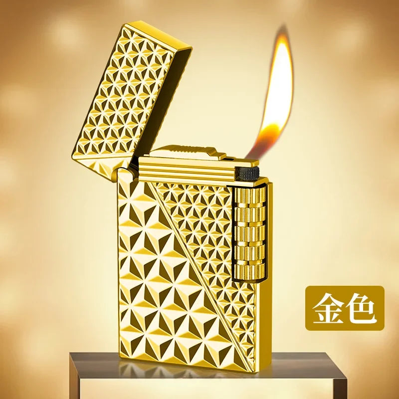 Windproof Waterproof Metal Torch Lighter | Dragon Embossed Turbo Cigar Lighter