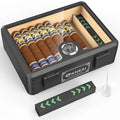 Cedar Wood Cigar Humidor with Glass Top