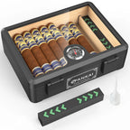 Cedar Wood Cigar Humidor with Glass Top