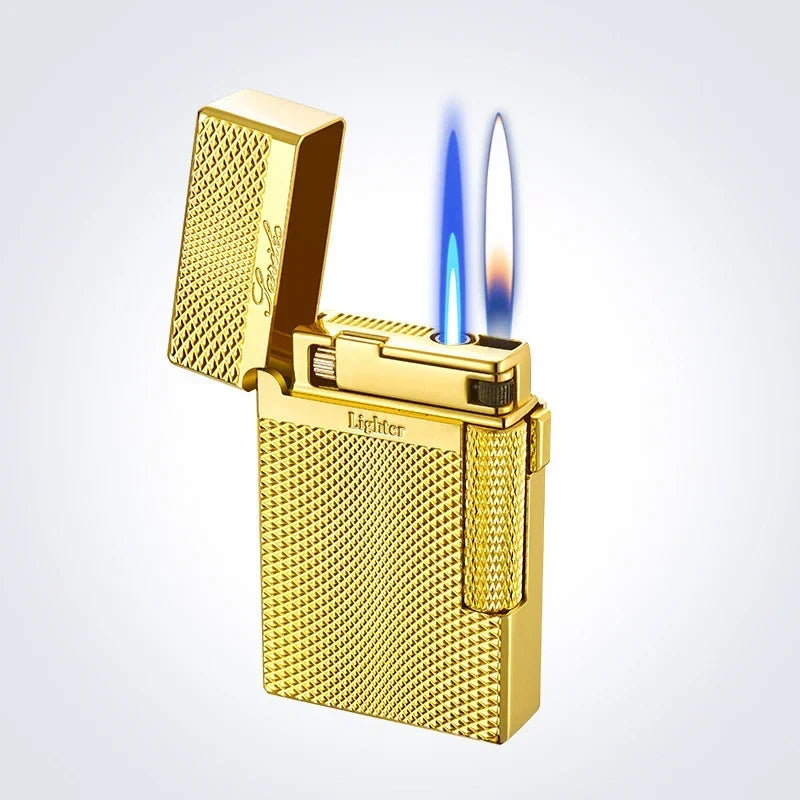 Metal Windproof Jet Torch Lighter – Dual Flame Butane Cigar Lighter