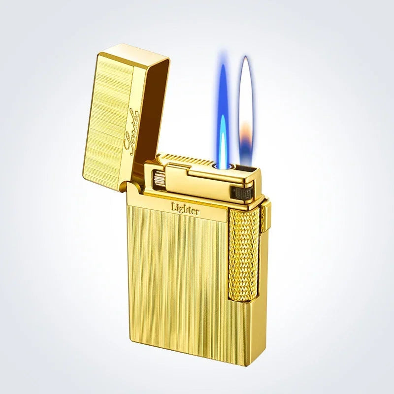 Metal Windproof Jet Torch Lighter – Dual Flame Butane Cigar Lighter