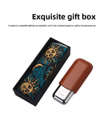 HONEST 2024 Leather Cigar Case & Tube Set | Travel Holder for 2 Cigars