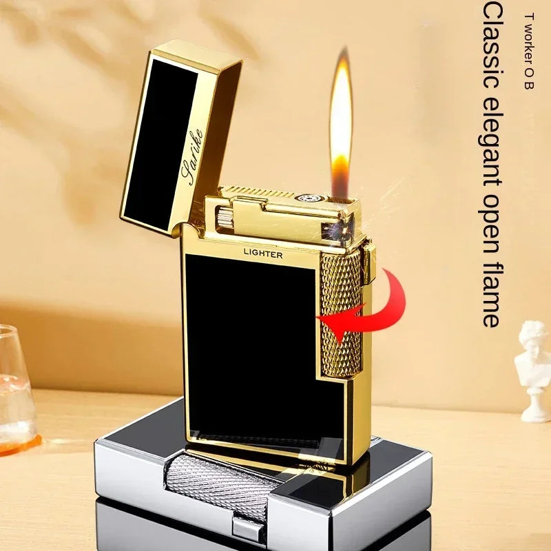 Metal Windproof Jet Torch Lighter – Dual Flame Butane Cigar Lighter
