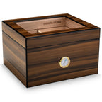 Spanish Cedar Cigar Humidor with Hygrometer – Large Storage Box