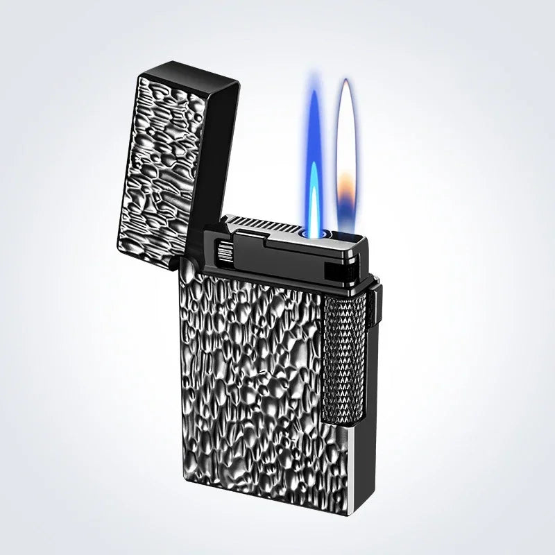 Metal Windproof Jet Torch Lighter – Dual Flame Butane Cigar Lighter