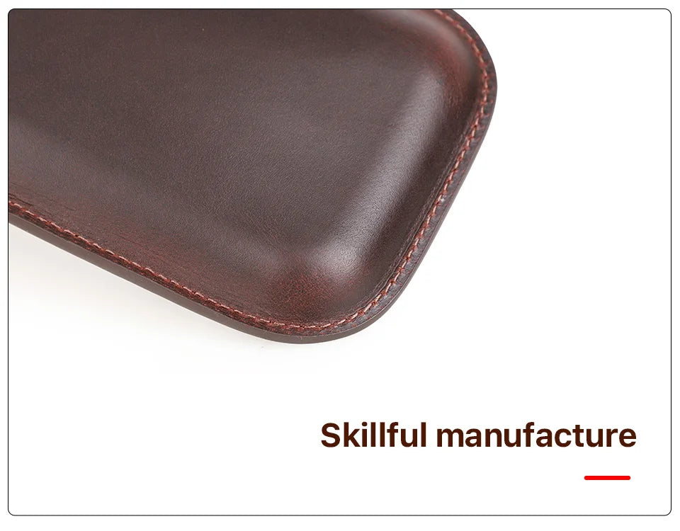 Genuine Leather Cigar Case – Portable Travel Humidor