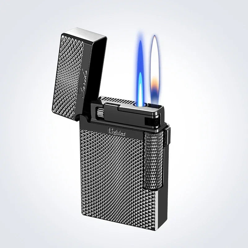 Metal Windproof Jet Torch Lighter – Dual Flame Butane Cigar Lighter