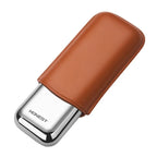 HONEST 2024 Leather Cigar Case & Tube Set | Travel Holder for 2 Cigars